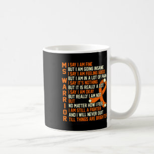 Caneca De Café Gráfico de Sensibilização para a Esclerose Múltipl
