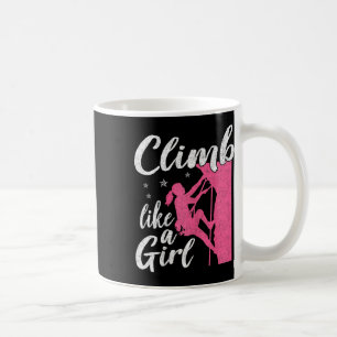 Caneca De Café Gráfico Divertido Amante de Escalada para Mulheres