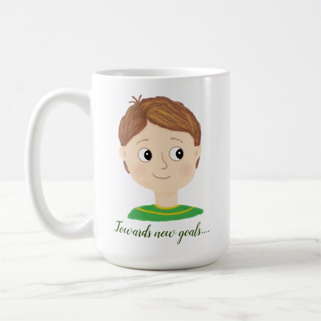 Caneca De Café Gráfico dos Meus Sentimentos Emoções (Esquerda)