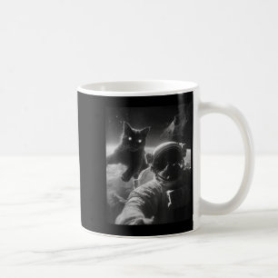Caneca De Café Gráfico Engraçado Astronauta de Gato Selfie Engraç