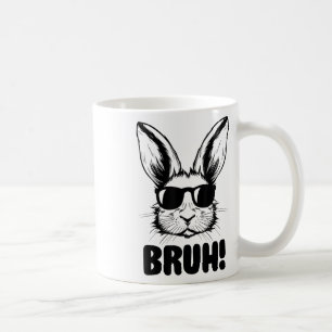 Caneca De Café Gráfico Engraçado Dia da Páscoa Bunny Bruh Para Ho
