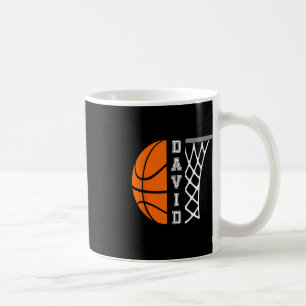 Caneca De Café Gráfico Personalizado do Jogador de Basquete David