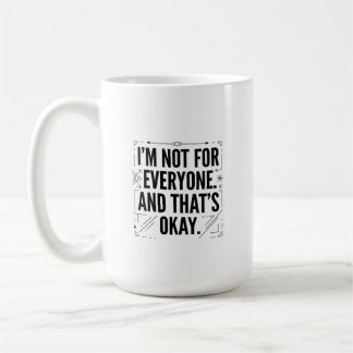 Caneca De Café Gráficos de declaração de tipografia negrito geomé