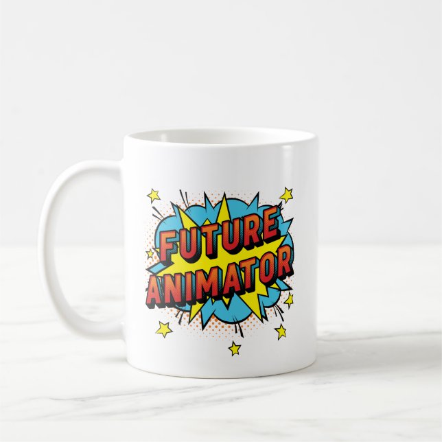 Caneca De Café Gráficos de Movimento de Animação do Futuro Animad (Esquerda)