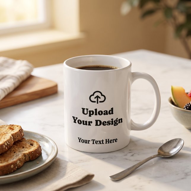Caneca De Café Gráficos e textos personalizados (Criador carregado)