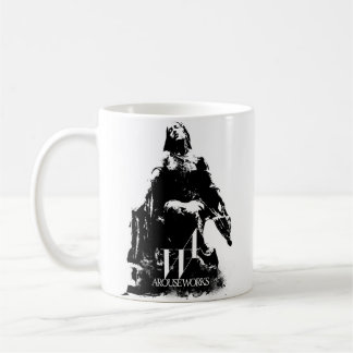 Caneca De Café Gráficos pretos e brancos