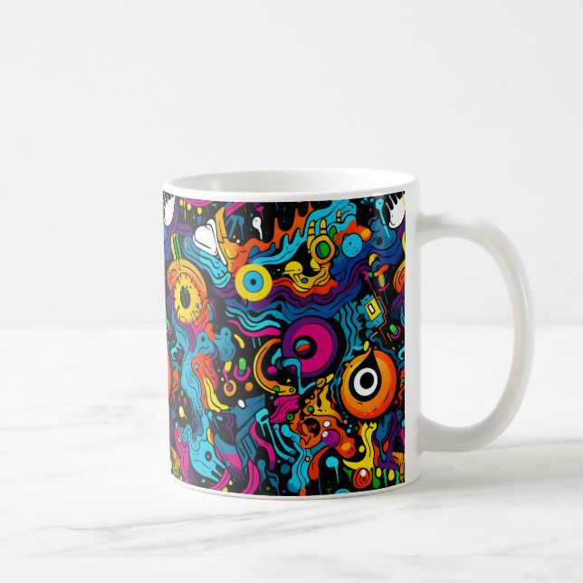 Caneca De Café Grafite Café Mug (Direita)