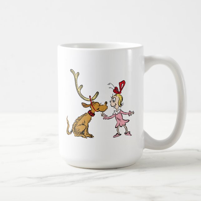 Caneca De Café Gralha | Max & Cindy Lou Quem (Direita)