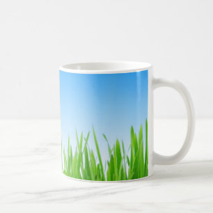 Caneca De Café Grama e céu