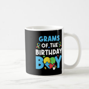 Caneca De Café Gramas Da Quebra-cabeça De Consciência Do Autismo