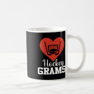Caneca De Café Gramas de Hóquei Coração de Hóquei Amor (1)