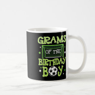 Caneca De Café Gramas do Menino de Aniversário Família de Futebol