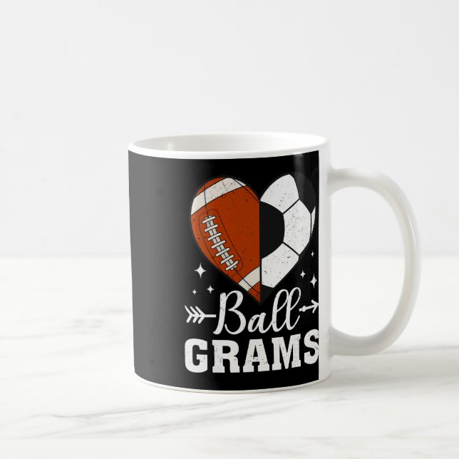 Caneca De Café Gramas Engraçadas de Futebol Americano  (Direita)