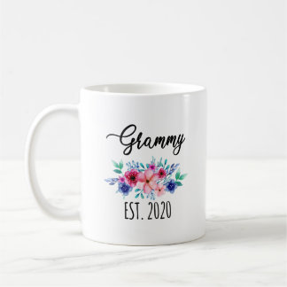 Caneca De Café Grammy Mug, presente para Grammy, Grammy Est. 2020