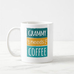 Caneca De Café Grammy Precisa De Café Mug