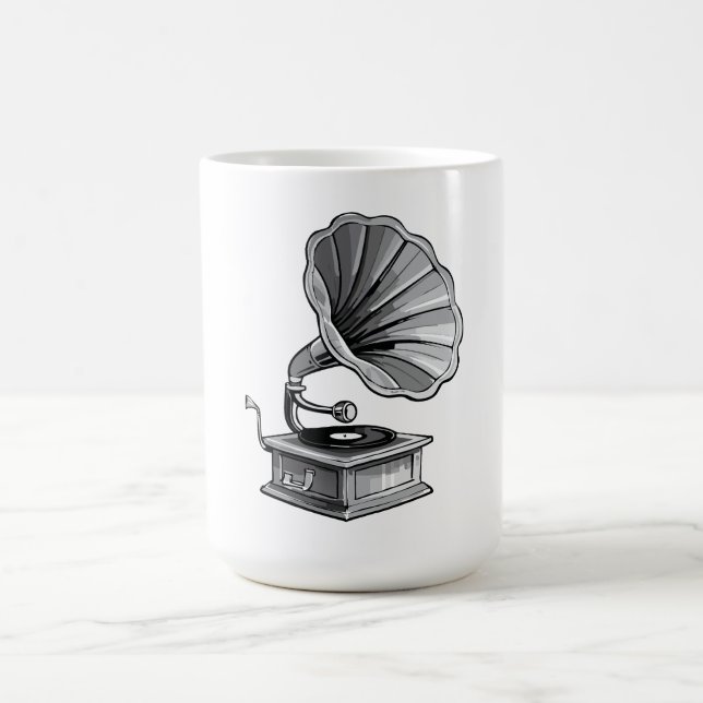 Caneca De Café Gramofone (Centro)