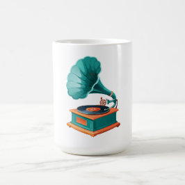 Caneca De Café Gramofone