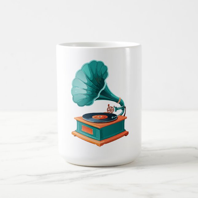 Caneca De Café Gramophone (Centro)