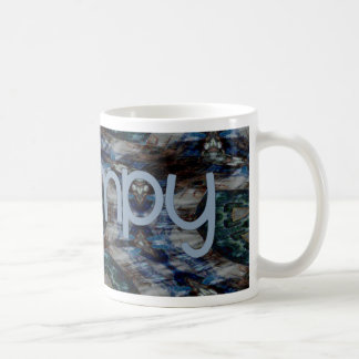 Caneca De Café Grampy Abstrato azul