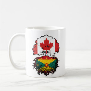 Caneca De Café Granada Granada Canadense Canadá Bandeira de Raíze