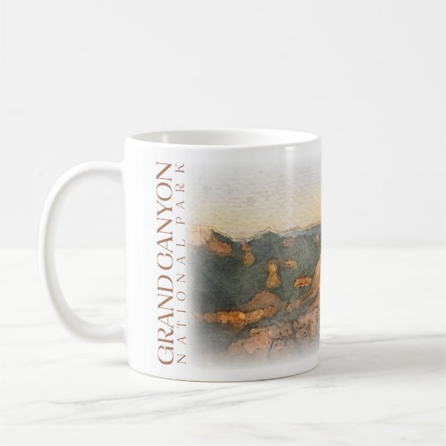 Caneca De Café Grand Canyon National Park Mug, Arizona Café Cup (Esquerda)