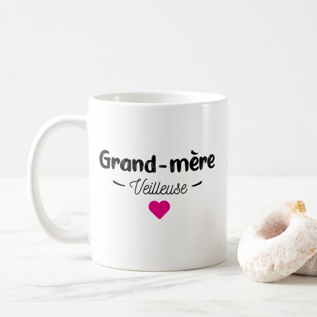 Caneca De Café Grand mère veilleuse (Com Donut)