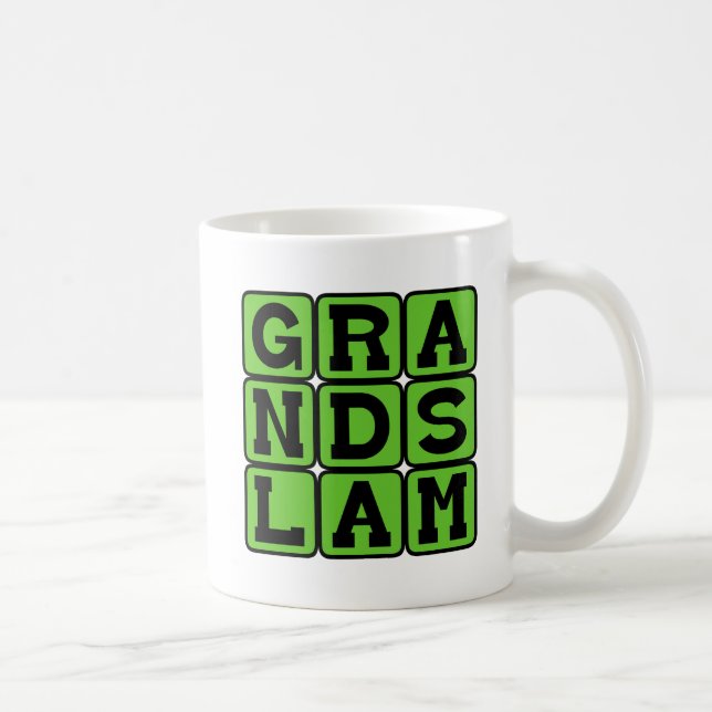 Caneca De Café Grand Slam, Home Run de Beisebol (Direita)