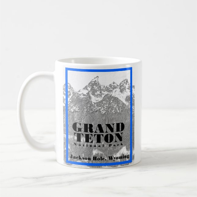 Caneca De Café Grand Teton National Park Mug (Esquerda)