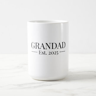 Caneca De Café Grandad Criada Em 2025