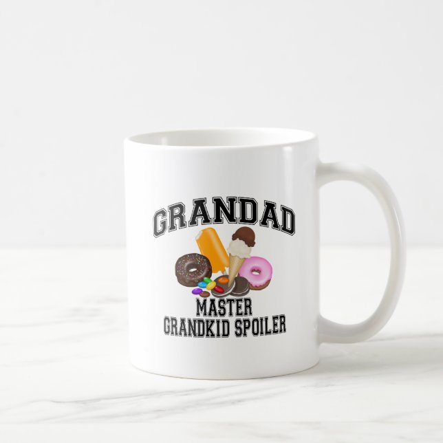 Caneca De Café Grandad da desmancha prazeres do Grandkid (Direita)