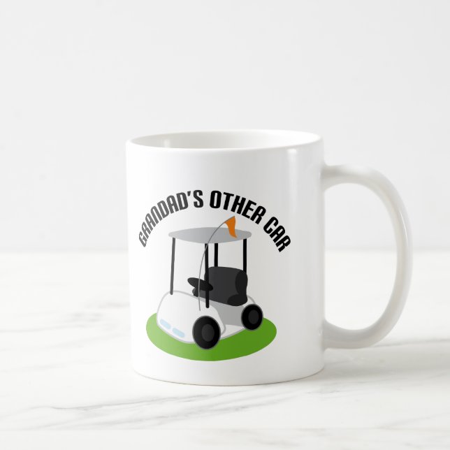 Caneca De Café Grandad o outro carro (carro de golfe) (Direita)