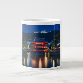 Caneca De Café Grande 富士山と紅葉( Mount Fuji and autumn leaves)