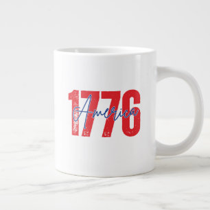 Caneca De Café Grande '1776 América' 250º Aniversário 4 de Julho