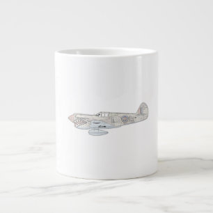 Caneca De Café Grande 1942 Curtiss P40E