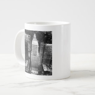 Caneca De Café Grande 1960: Vista aérea de um arranha-céu de Chicago