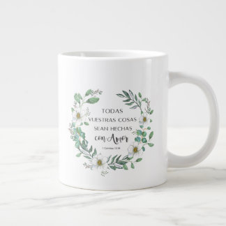 Caneca De Café Grande 1 Corintios mug