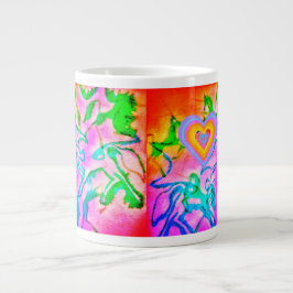 CANECA DE CAFÉ GRANDE 1UNICORN<3 RAINBOW MUG