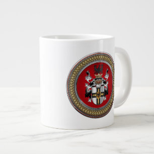 Caneca De Café Grande [200] Casaco de armas da Ordem Teutônica