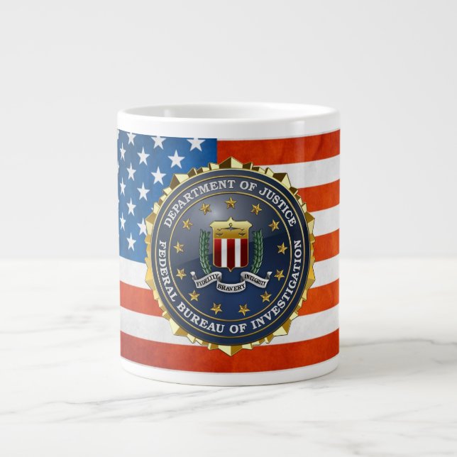 Caneca De Café Grande [200] Edição Especial do FBI (Frente)