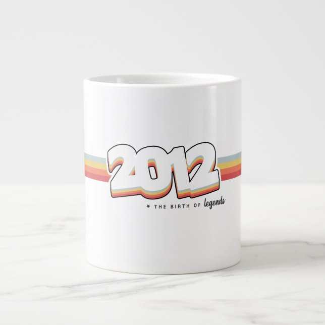 Caneca De Café Grande 2012 Nascimento de lendas (Frente)