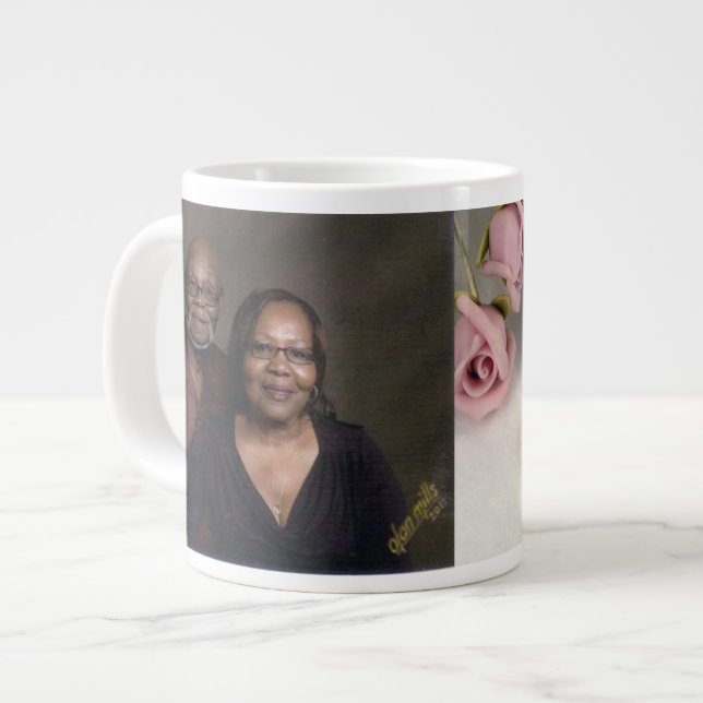 Caneca De Café Grande 20 oz.Jumbo Mug (Frente Esquerda)