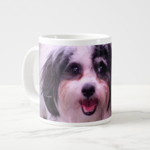 Caneca De Café Grande 20 oz. Jumbo Mug com foto de cão