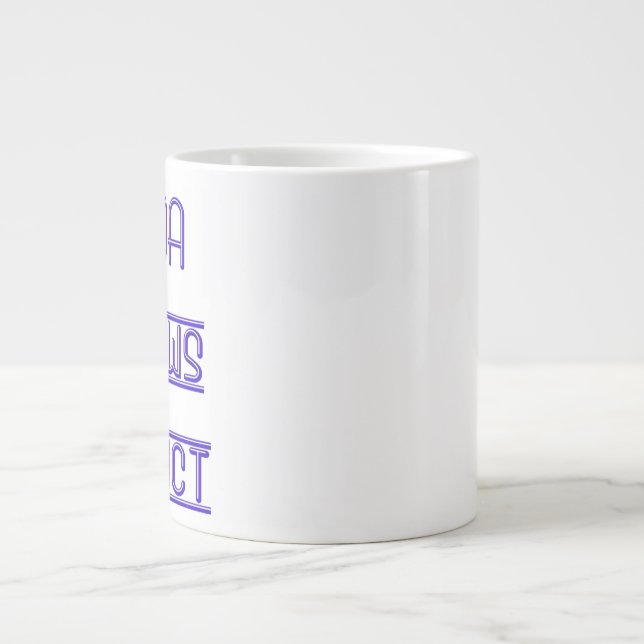 Caneca De Café Grande 20 OZ Mug de Café Viciado em HOA (Frente)