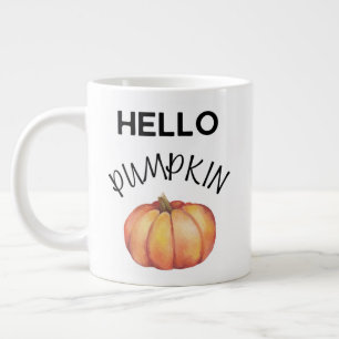 Caneca De Café Grande 20oz Alô Mug de abóbora