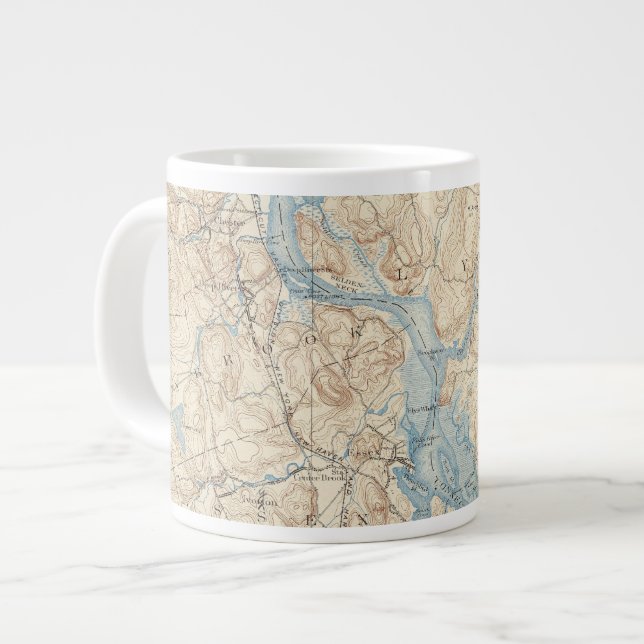 Caneca De Café Grande 28 Folha de Saybrook (Frente Esquerda)