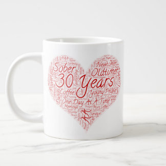 Caneca De Café Grande 30 anos pela graça de Deus