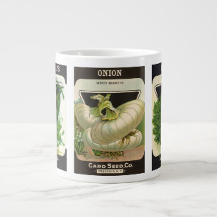 Caneca De Café Grande 3 Diferentes Designs de Arte de Rótulos de Pacotes