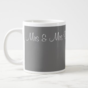Caneca De Café Grande 3 Style Mugs - Sra. e Sra. Dickinson 21.07.20xx
