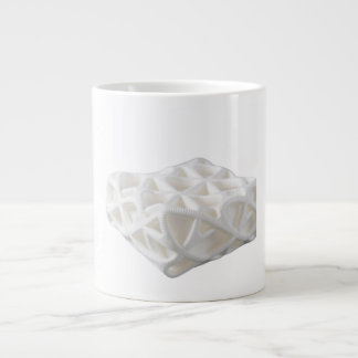 Caneca De Café Grande 3D Printed Lattice Cushioning Sustainable Innovati