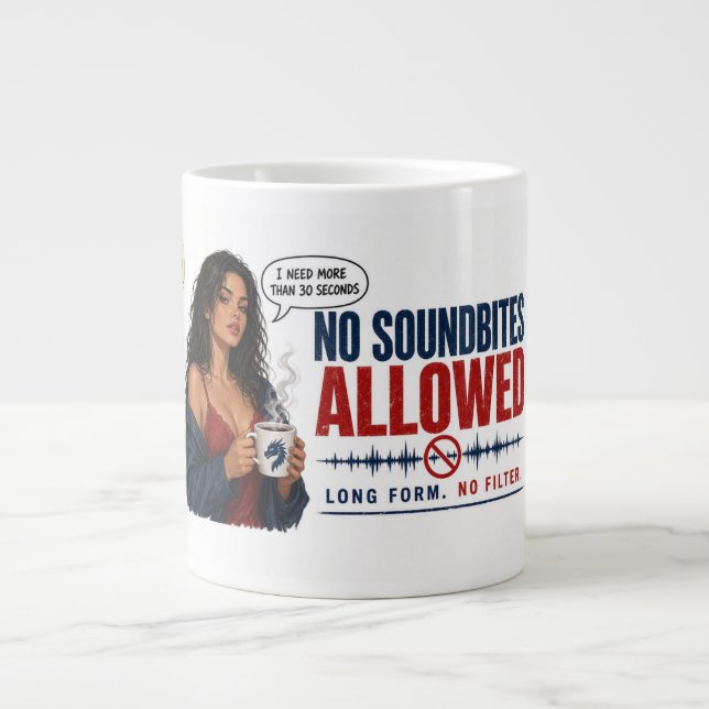 Caneca De Café Grande 3x A Intensidade! (Frente)